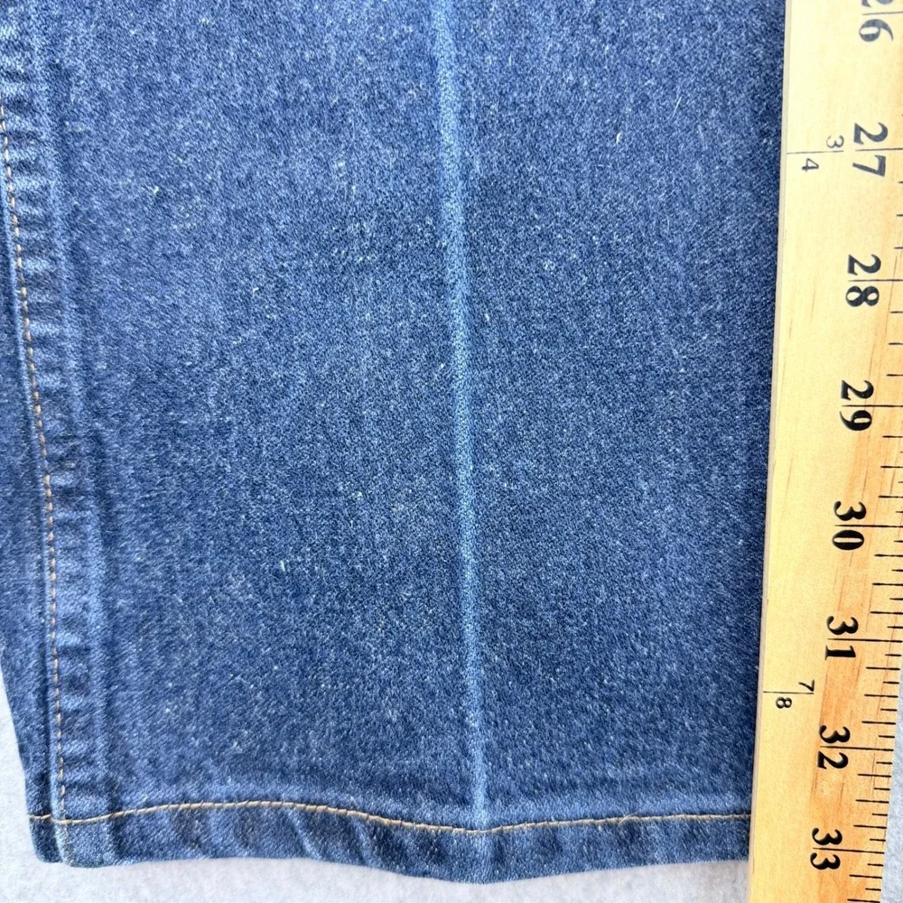 Wrangler 933SEDD Vintage Jeans 35x34 Made in USA Black Patch Dark Indigo Denim
